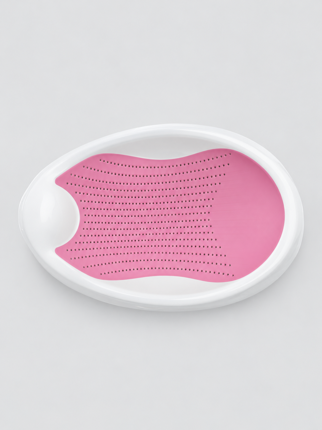 Hopop Silicone Baby Bather with Mesh Sling 61 × 38 × 20 cm Pink