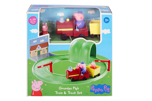 Peppa Pig Grandpa Pigs Train and Track Set 3+