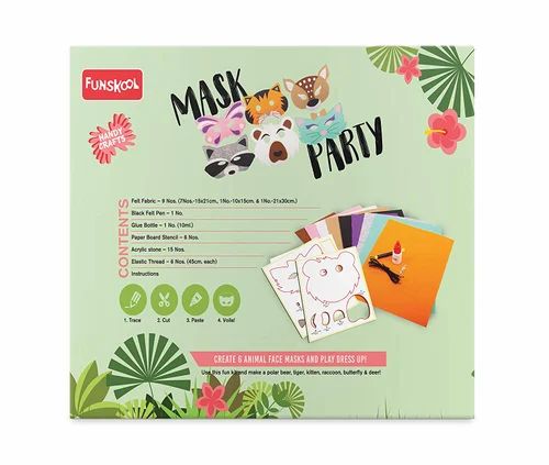 Handycrafts Mask Party 38-Piece 5Y+ – Multicolor
