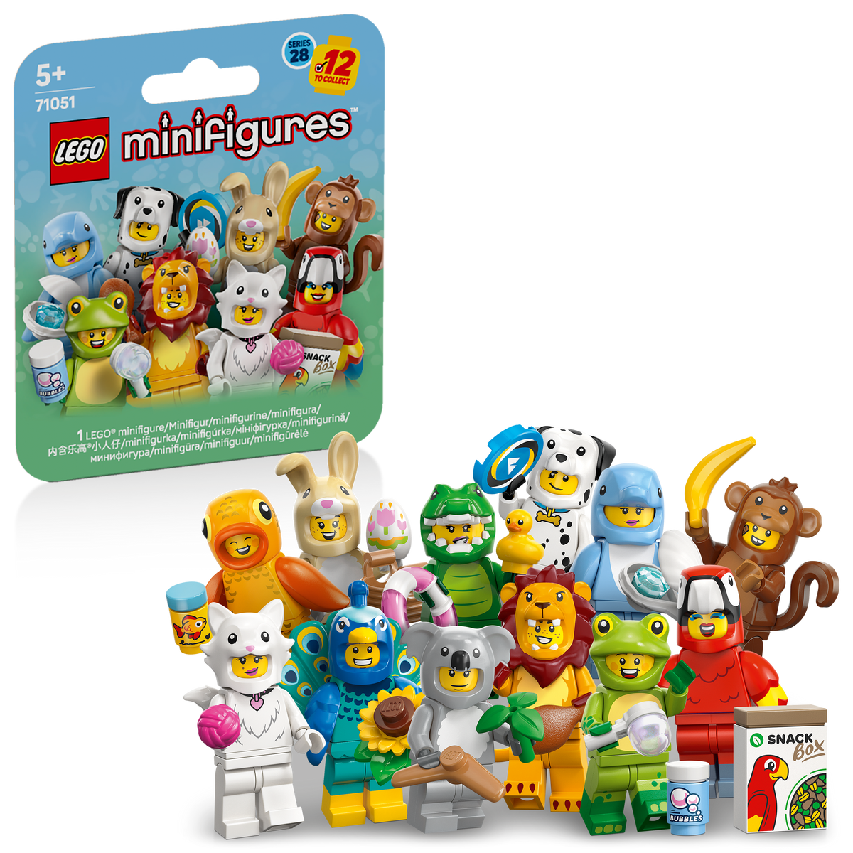 Lego Minifigures 71051 Animals Series 28 5+