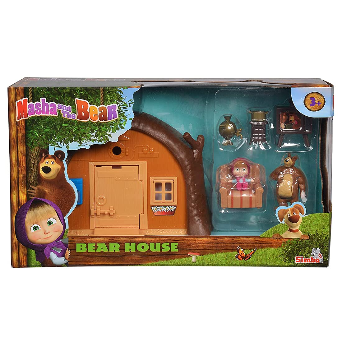 Simba Masha and the Bear Bear’s House Playset 3Y+ – Multicolor