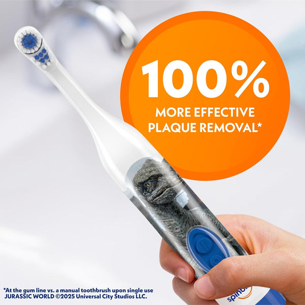 Spinbrush Battery Operated Jurassic World Toothbrush