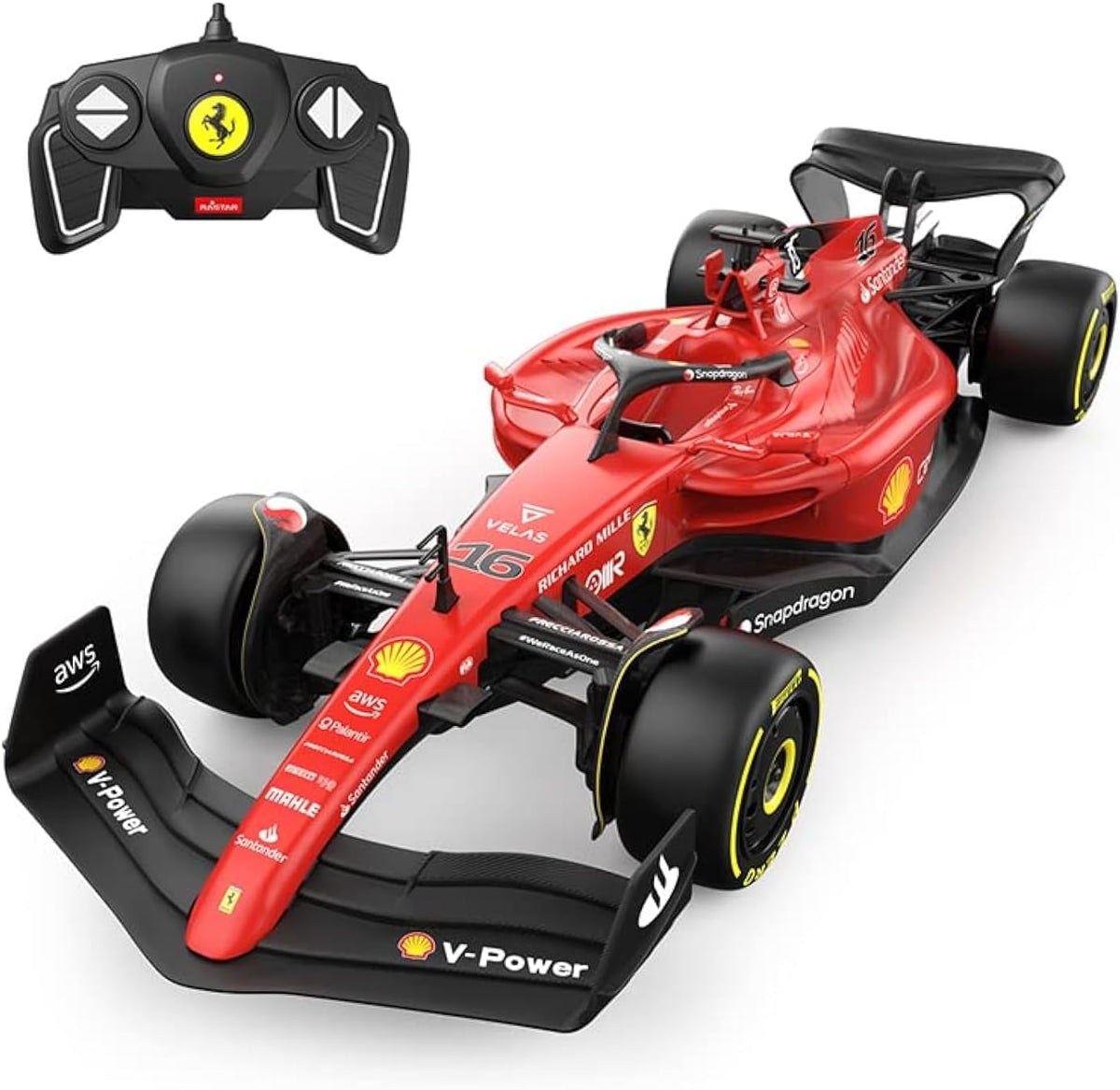 Rastar Remote Control Ferrari F1-75 Model 1/18 Scale