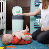 Tommee Tippee Twist and Click Advanced Nappy Disposal Sangenic Tec Bin - White