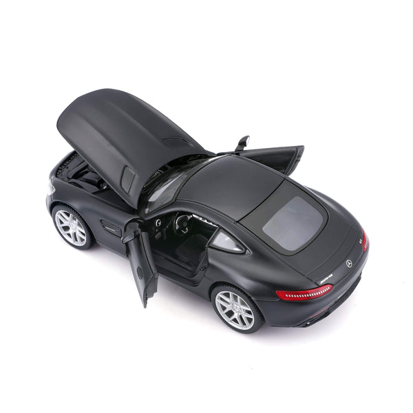 Maisto 1:24 Mercedes-Benz AMG GT Matte Black Licensed Diecast Scale Model Car