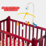 Mee Mee Musical Animal Cot Mobile 4-Toy Safari Theme – Multicolor