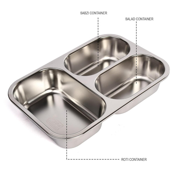 Youp Stainless Steel Silicone Rings Kids Lunch Box - Unicorn