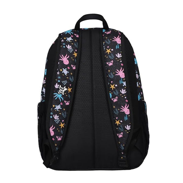 Arctic Fox Wink Octopus Kids School Backpack 21 Ltr. - Black