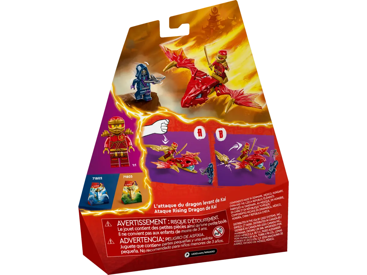 Lego Ninjago 71801 Kai'S Rising Dragon Strike 6+