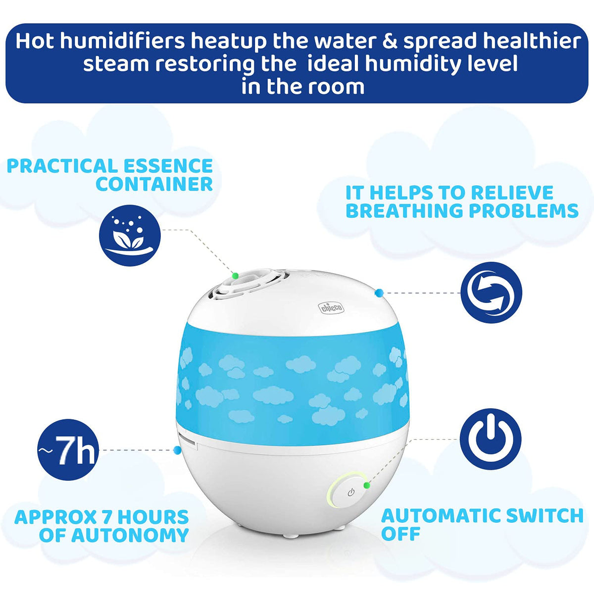 Chicco Humi Hot Advance Humidifier One Size