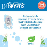 Dr. Brown’s Otter Toddler Toothbrush 1 Pack Grey
