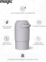 Magic Thoth M Diaper Pail 45 × 24 cm Concrete