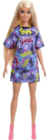 Barbie Fashion Doll with 3 Party Outfits Standard Size Multicolour