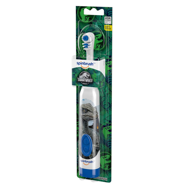 Spinbrush Battery Operated Jurassic World Toothbrush