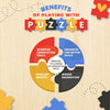 Funskool Number Wooden 123 Puzzle Shape