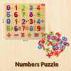 Funskool Number Wooden 123 Puzzle Shape