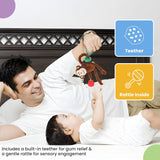 Nuluv Jittery Monkey Rattles & Teether
