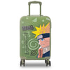 Striders Naruto Anime Kids Rolling Luggage 18 Inch Green