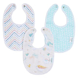 Abracadabra Muslin Bibs Set of 3 29 × 20 cm D for Dino Multicolour