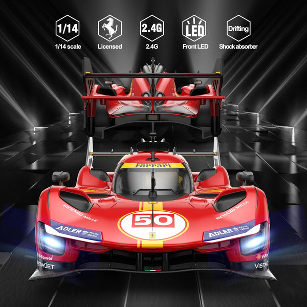 Rastar Remote Control Car 1/14 Scale Ferrari 499P