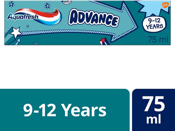Aquafresh Advance Kids Toothpaste 9–12 Years – Mint Boost