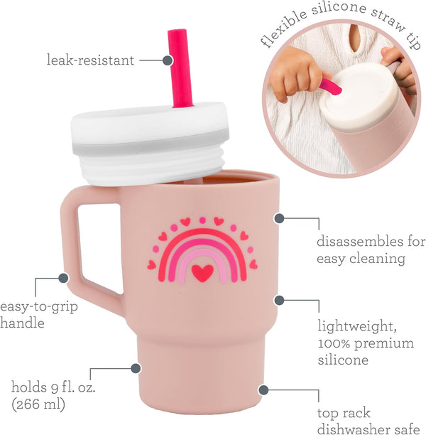 Infantino My 1st Tumbler Silicone 9oz - Valentine 260ML