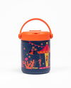Kicups Joyful Jar Stainless Steel Insulated Food Jar 488 ml Blue