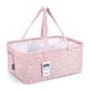 Hopop Baby Diaper Caddy Organiser 16 x 10 x 7 Inches Pink