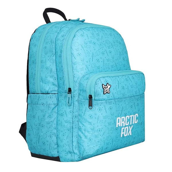 Arctic Fox Cuba Kids School Bag - 21 Ltr. - Aqua Green