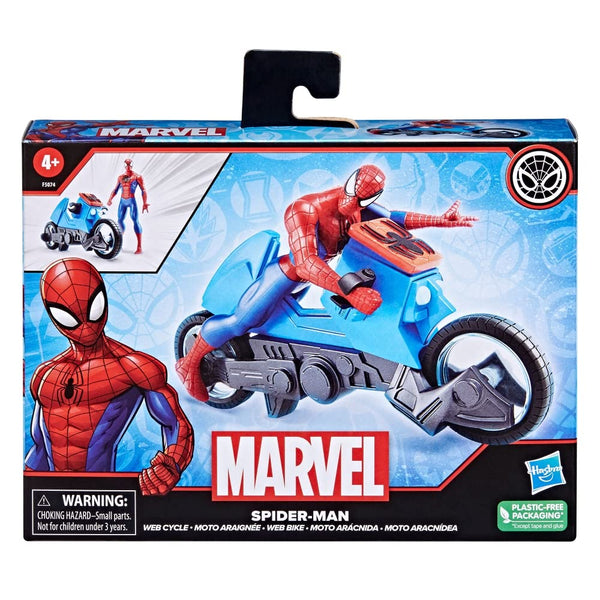 Marvel Spider-Man Web Cycle with 6-Inch