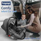 Hopop 4 in 1 Multi-Purpose Comfy Infant Car Seat for Baby - Sea Green