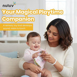 Soft Book for Babies, Crinkle Sensory With Rattle Sound Cloth, Soft Touch-and-Feel Fabric Book