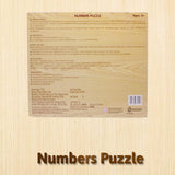 Funskool Number Wooden 123 Puzzle Shape