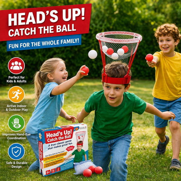 ShopMeFast Head's Up Catch the Ball Game 5Y+ – Multicolor