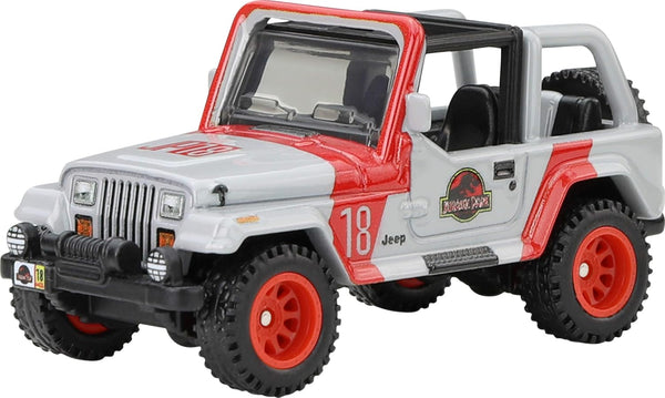 Hot Wheels Pop Culture Jurassic Park '92 Jeep Wrangler Sahara
