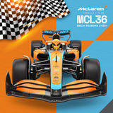 Rastar Remote Control McLaren MCL36 Formula 1 Race RC Car 1/12 Scale