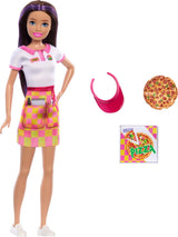 Barbie Skipper First Jobs Pizzeria Waitress Doll with Pizza Accessories