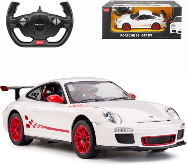 Rastar Porsche GT3 Remote Control Car 1:14 Scale – White