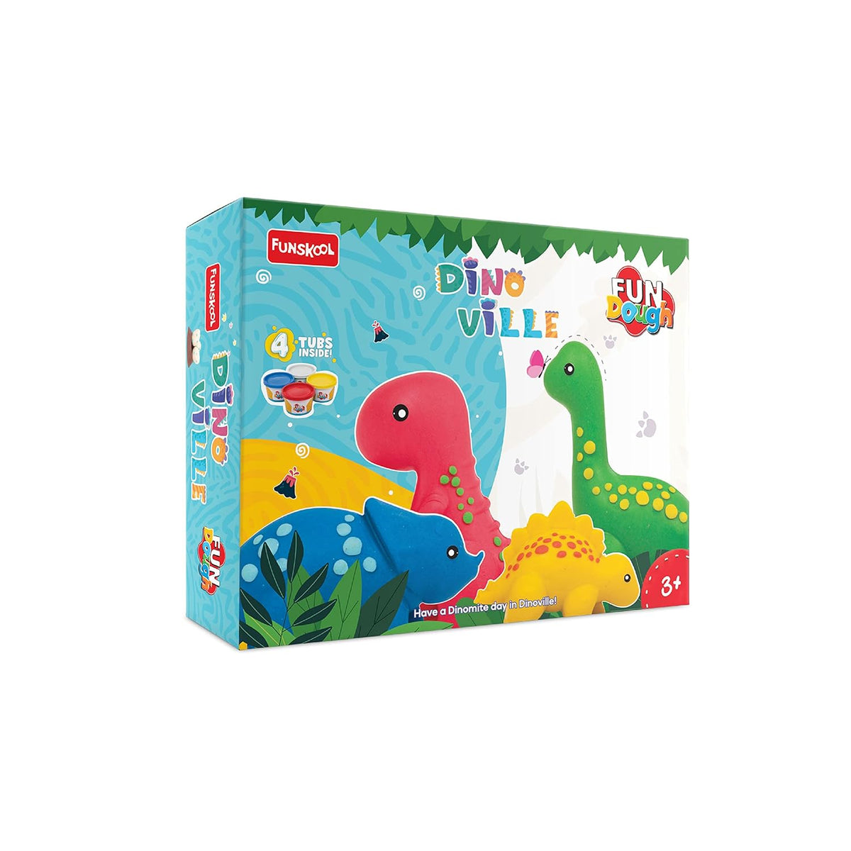 FunDough Clay Playset Dino Ville
