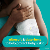 Pampers Swaddlers Disposable Baby Diapers, Size 1 (32 Count) 4-6 Kgs