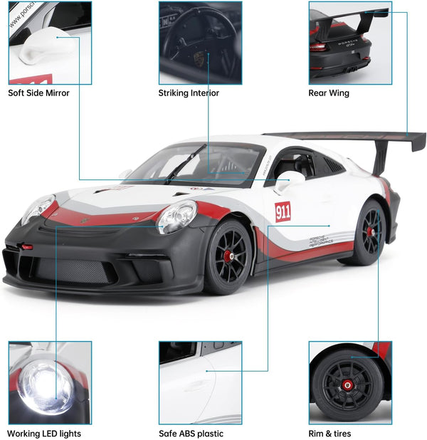 Rastar Remote Control Porsche 911 GT3 Cup Sports Scale 1/14