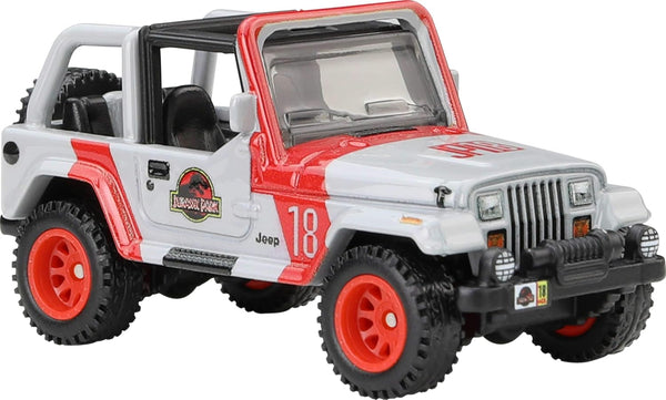 Hot Wheels Pop Culture Jurassic Park '92 Jeep Wrangler Sahara