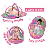 Giggles 3 In 1 Deluxe Baby Play Gym – Pink