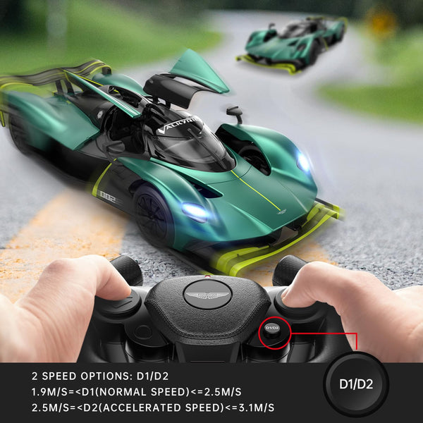 Rastar Aston Martin Valkyrie AMR Pro RC Car 1:14 Scale – Green