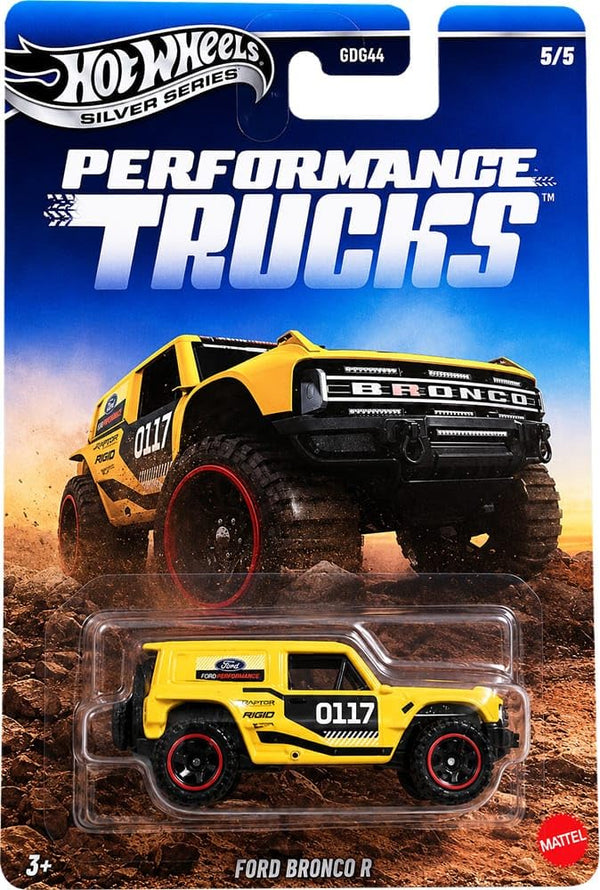 Hot Wheels Silver Series Performance Trucks Ford Bronco R