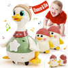 Hola Baby Toys 6-12 Months Musical Dancing Duck Toy Set with Mama and Baby