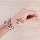 Make It Real Metal Bedazzled Charm Bracelets Kit 104 Pieces Multicolor