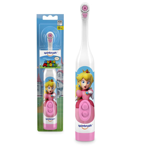 Spinbrush Battery Operated Super Mario Toothbrush - Pink
