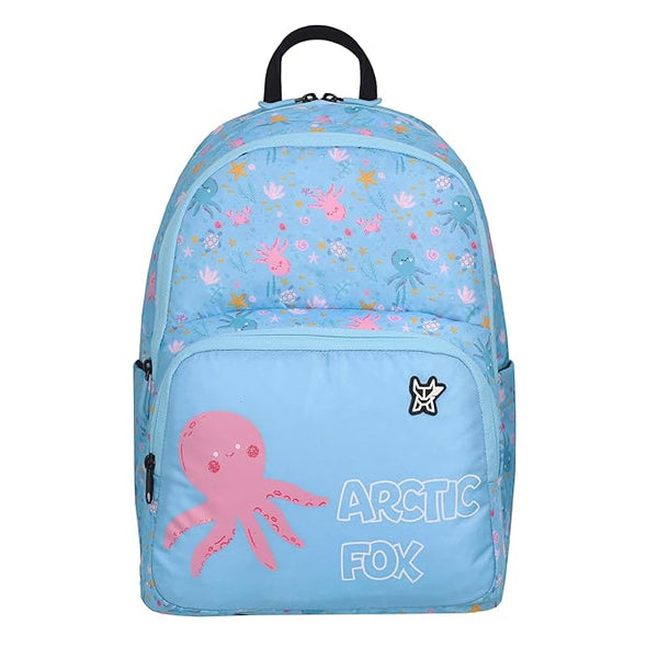 Arctic Fox Wink Octopus Kids School Backpack 21 Ltr. - Aqua Blue