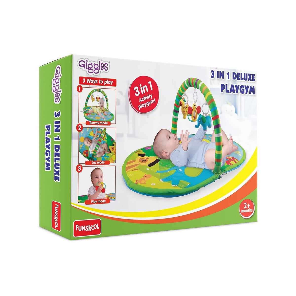 Giggles 3 In 1 Deluxe Baby Play Gym – Multicolor